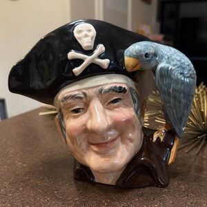 Royal Doulton Long John Silver with Parrot pitcher 1951